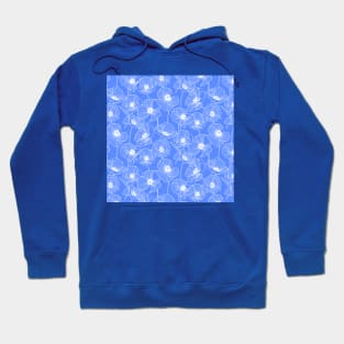 Periwinkle Poppies Hoodie